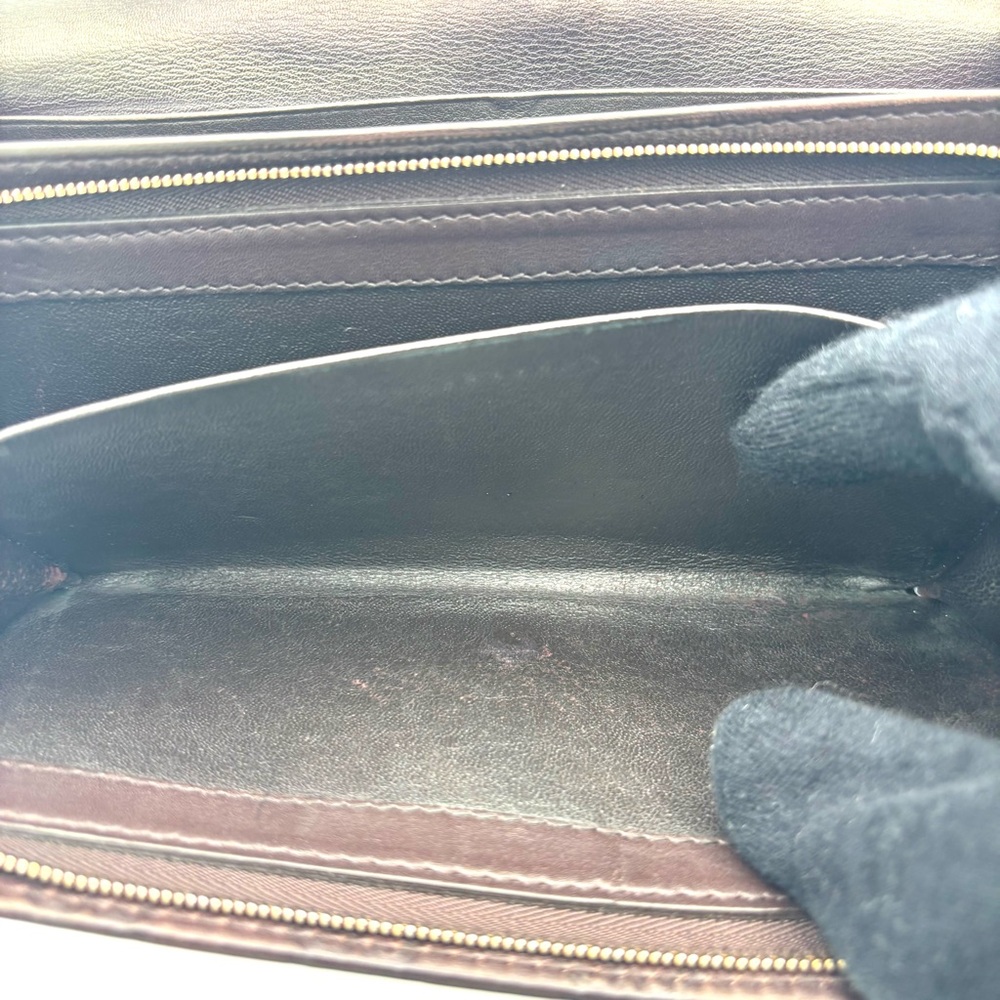 Gucci Dark Brown Leather Wallet - Picture 10 of 11
